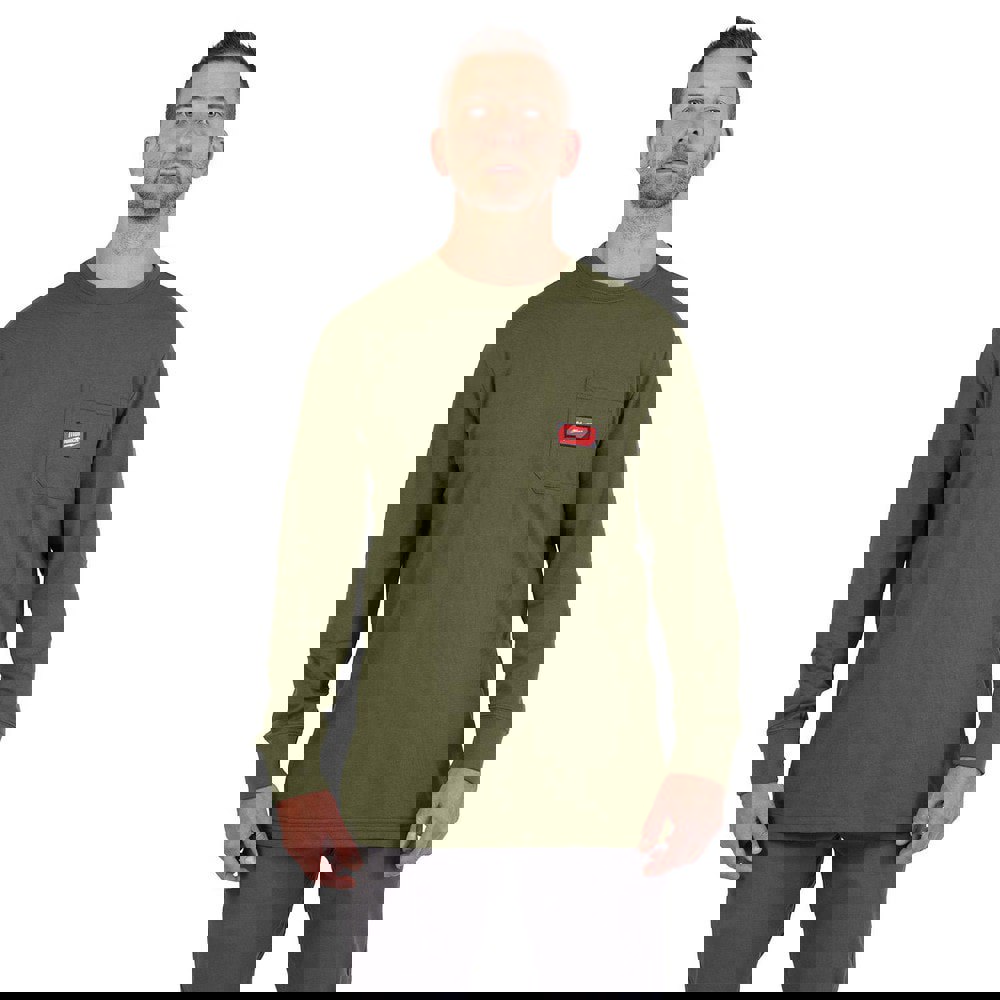 Shirts; Garment Style: Long Sleeve ; Garment Type: General Purpose ; Size: Large ; Color: Green ; Material: Cotton; Polyester ; Chest Size (Inch): 42 to 44